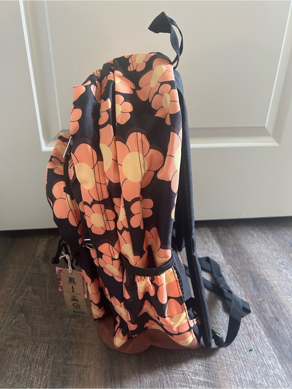 JanSport Cool Student 17.5" Backpack - Flower Frenzy- NWT - Picture 4 of 5